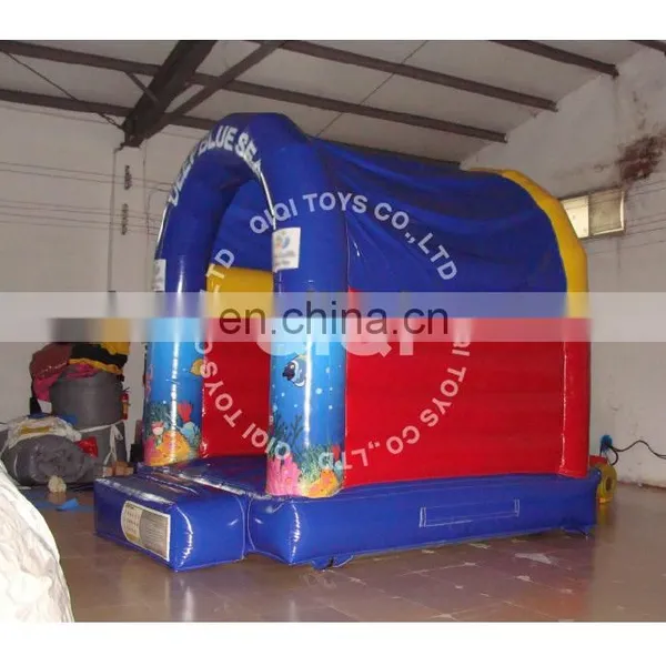 Inflatable One Direction Mini Bounce House/Deep Blue Sea Bouncy Castle Prices 2014 Hot Selling