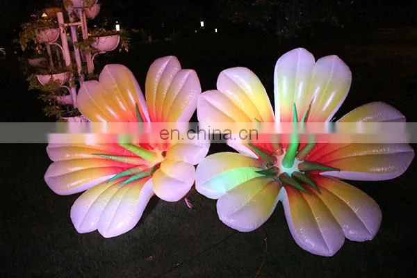 Ningbang Giant Lighting Inflatable Led Flower for Outdoor Decoration photo-3
