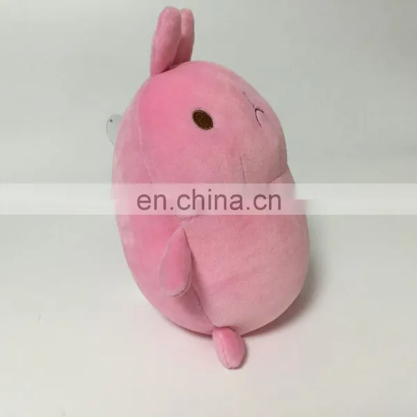 Stuffed Foam Beads Plush Soft Bunny Keychain With Sucker Toy photo-3