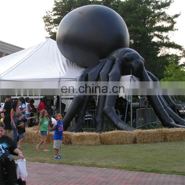China Advertising Giant Outdoor Inflatable Spider Halloween Decoration for Sale photo-2