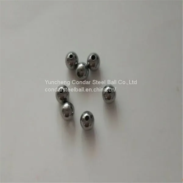 AISI 304 316 316L 420C 440C Drilled Stainless Steel Ball With Hole photo-4