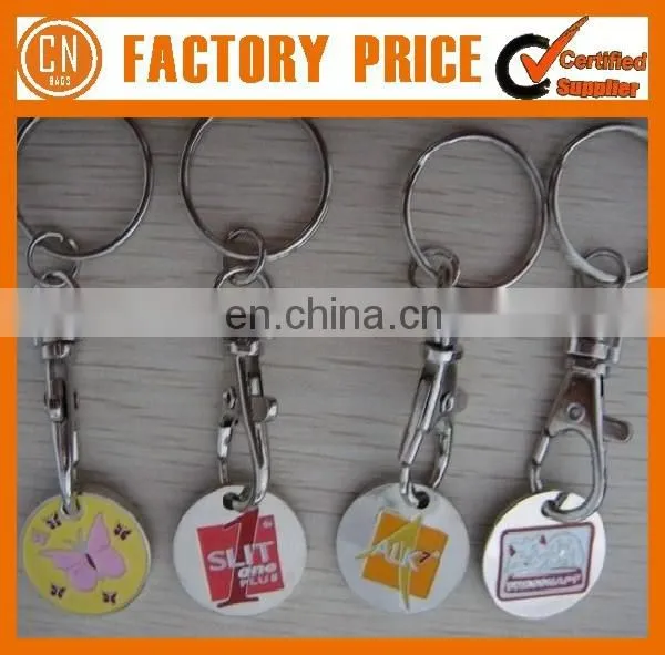 Customized Logo OEM Designed Shopping Trolley Keyring photo-3