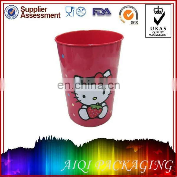 Tin Trash Can/ Waste Bin