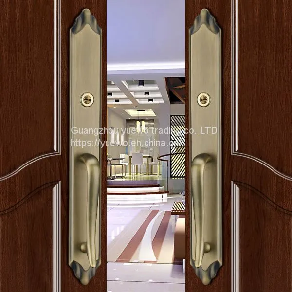 Villa Door Lock Double Pull European-style Door Lock Security Lock Office Lock Copper Lock for Wooden Doors or Metal Doo photo-5