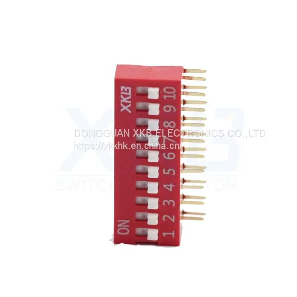 Original Authentic DA Side Dial Right Angle Gold Plating Process Dip Switch photo-2