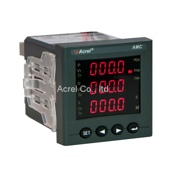 Acrel Amc72-e4-Kc 3 Phase Programmable Panel Energy Meter With Rs485 photo-2