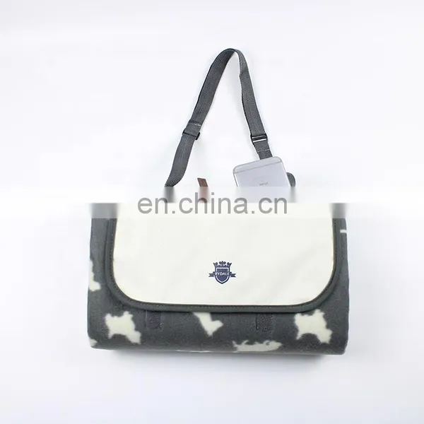 Oem New Design Multi-purpose Waterproof Polar Fleece Blanket For Amazon