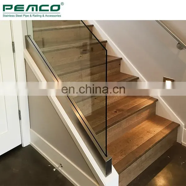 Foshan Factory Staircase Aluminum U Channel Handrail Stair Glass Railing photo-3