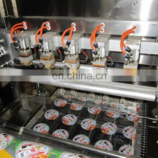 Shanghai Square Box Cup Filling Sealing Machine for Duck Blood/fast Food photo-4