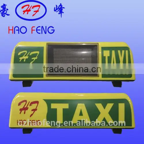 for Hire /hired / on Call Taxi Led Display Top Light Box