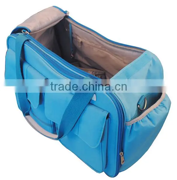 Blue 300D Baby Care Bag With Bottle Bag photo-5