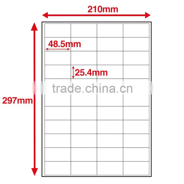 SINMARK 4.9*2.5cm Mirror Surface Color a4 Size Sticker Paper photo-2