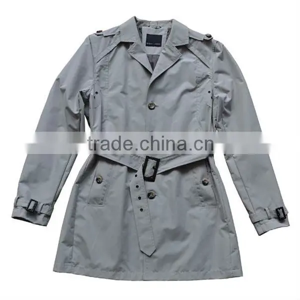 Waterproof Long Men's Clothing With Belt