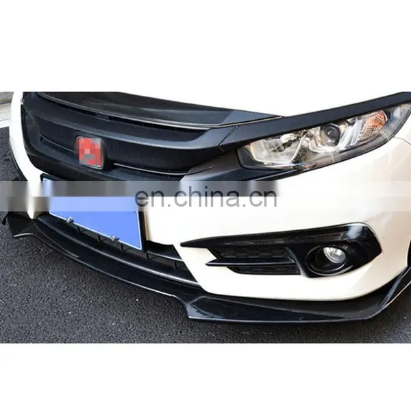 XT Car Front Bumper Lip Body Kit Spoiler For Civic photo-3