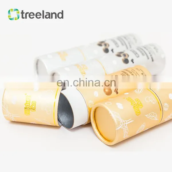 Food Grade Chocolate Paper Tube Packaging Customized Telescoping Paper Tube With Rolled Edge Bio-friendly Cylinder Canister photo-3