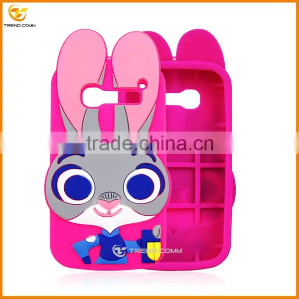 Rabbit Silicon Case for Alcatel C5 photo-2