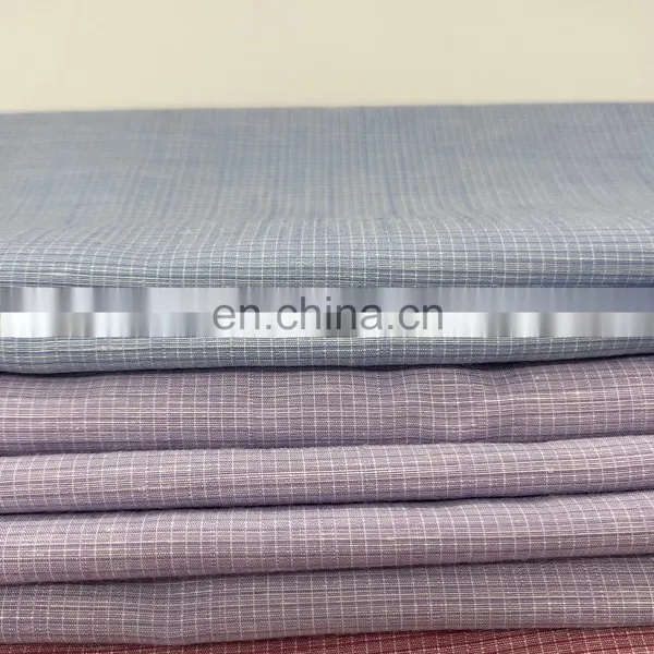 Hot Sale Cotton Fabric Linen Fabric Anti-wrinkle Shirt Fabric With Chinese Factory Price photo-5