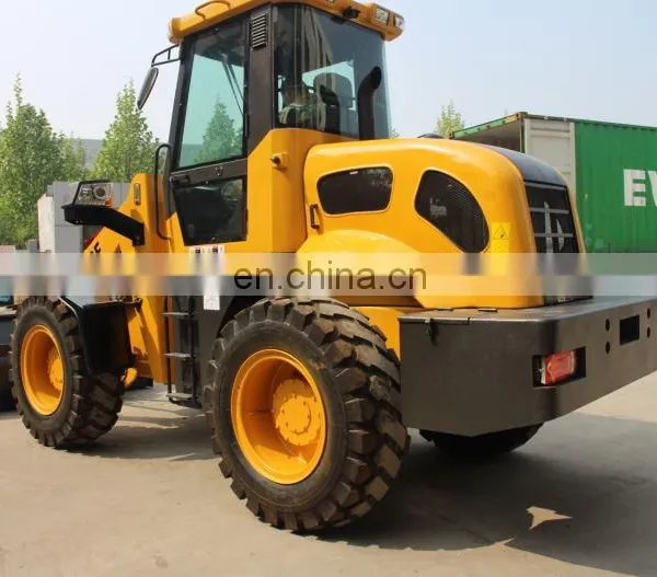 Factory Direct Joystick Strong Bull Wheel Loader 2 Ton Weight Construction Front End Loader for Sale photo-4
