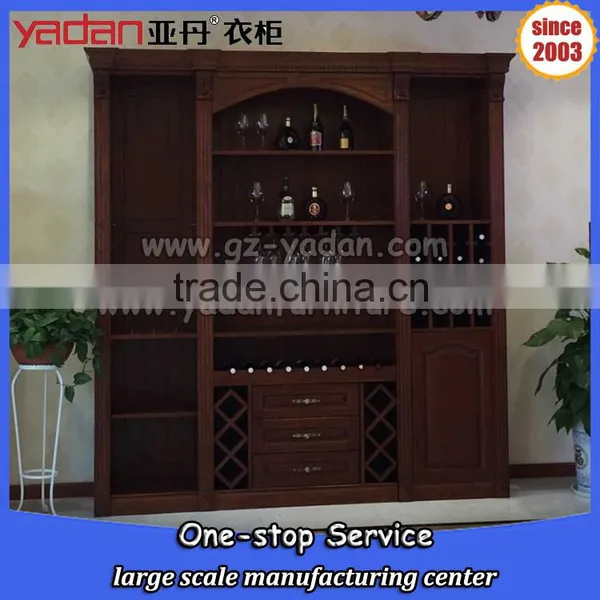Home Furniture Wooden Wine Display Cabinet