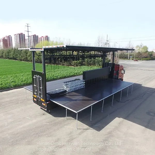 HUAYUAN S455 With Lights and Sound Outdoor Event Podium Concert Stage Truck photo-2