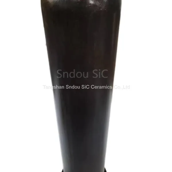 Silicon Carbide Radiation Tubes for Heat Treatment Furnace, Silicon Nitride Ceramic Pipe, Si3N4 Stalk Tubes photo-2