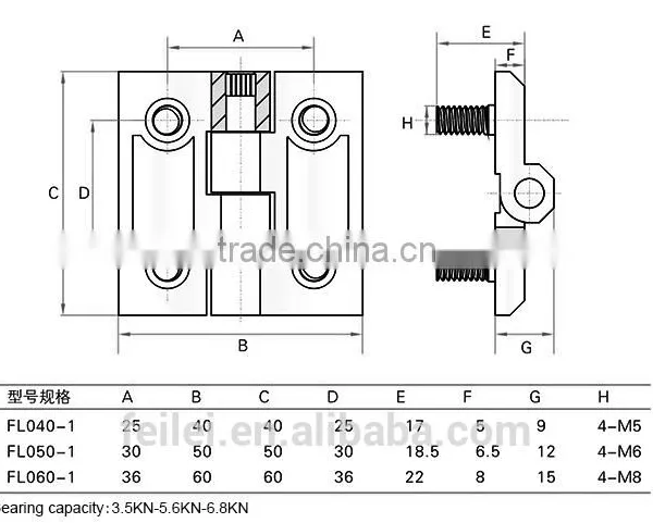 Hot Sale NEW Stainless Door Hinge For Metal Box Use photo-5
