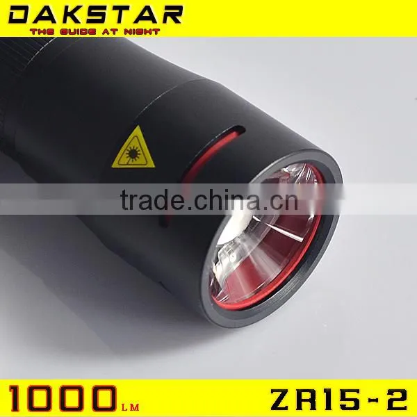 DAKSTAR NEW ZR15-2 XM-L U2 1000LM 18650&26650 Zoom Dimmer Flashlight LED Flashlight photo-3