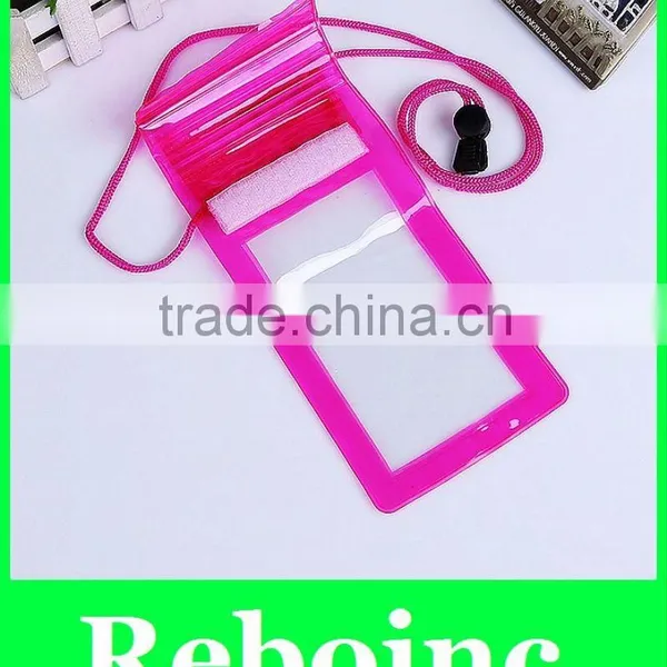 Waterproof Phone Bag China Wholesale Fashion Glitter Sparkling Stars Quicksand Green Pink photo-3