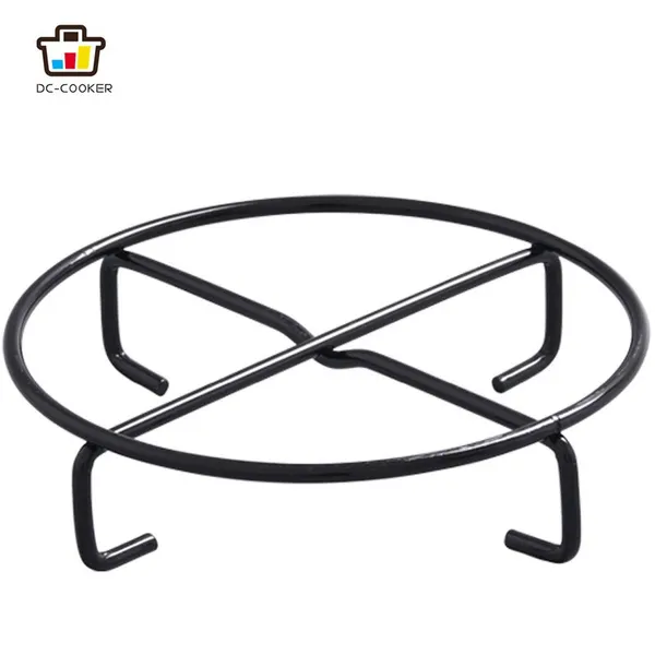 Round Cast Iron Trivets, Metal Trivet for Hot Pots and Pans, Heavy Duty Rustic Wood Stove Tea Pot Trivet, Hot Pot Holder