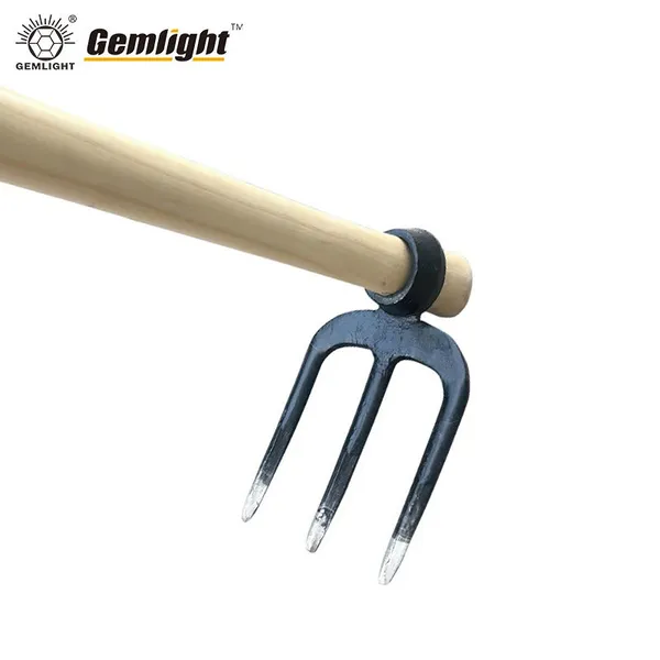 One Piece Rail Steel Garden Fork Farming Tools Heavy Duty Agricultural Fork for Soil Digging and Farm Use photo-2