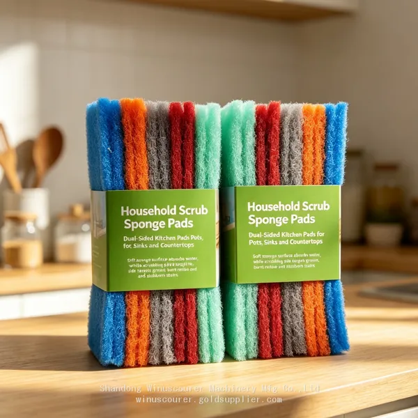 Commercial Green Scour Pads Wholesale Wear‑Resistant Abrasive Cleaning Pads OEM Acceptable photo-3