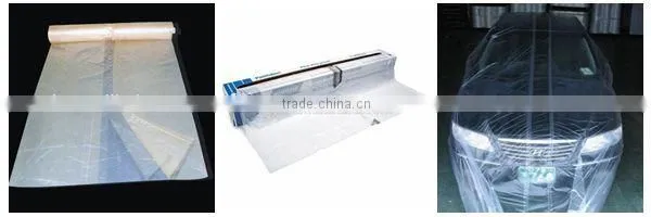 Disposable Plastic With Elastic Car Cover photo-6