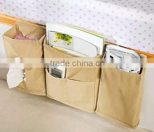 Multi-function Non-woven Bedside Storage Bag Foldable Storage Box photo-2