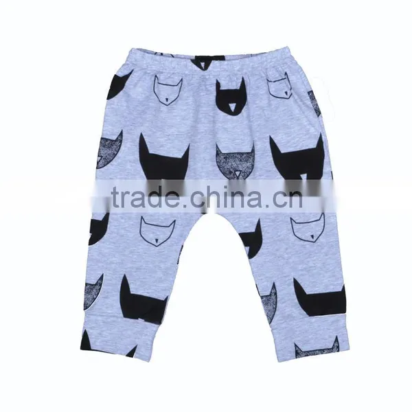 Fashion Children Casual Model Pure Cotton Printed Trousers Summer Baby Kids Clothes photo-3