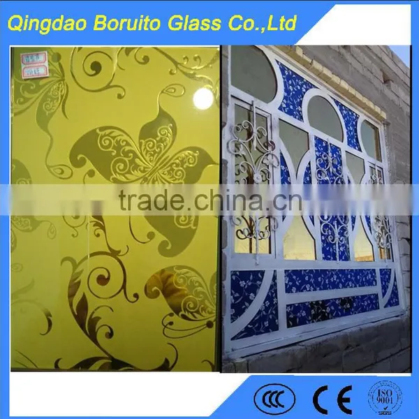2mm 3mm 4mm 5mm 6mm Acid Etching Frosted Art Mirror photo-2