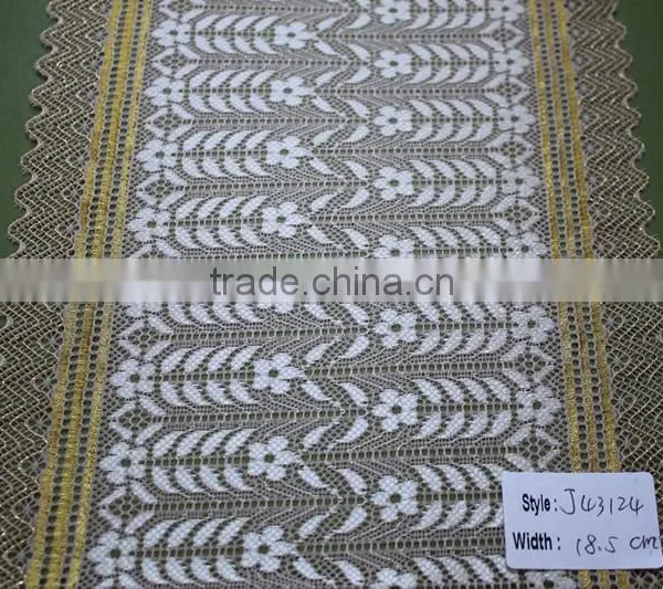 Colourful Bridal Lace Fabric With Flower for European Market photo-3