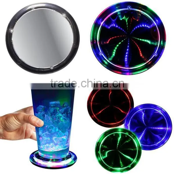 LED Light Up Multi Color Tunnel Drink Coaster photo-2