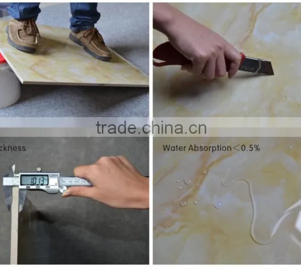 Recycleable Marble Grain Commercial Use Flooring Tile photo-6