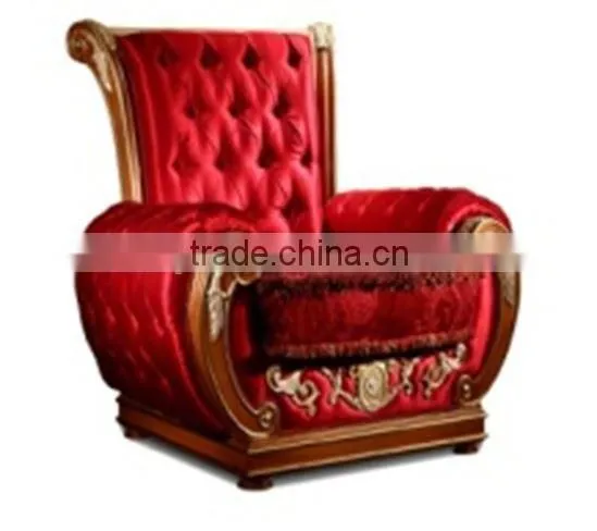 Royal Design Solid Wood Sofa Classic Living Room Furniture Antique Hand Carved Sofa photo-2