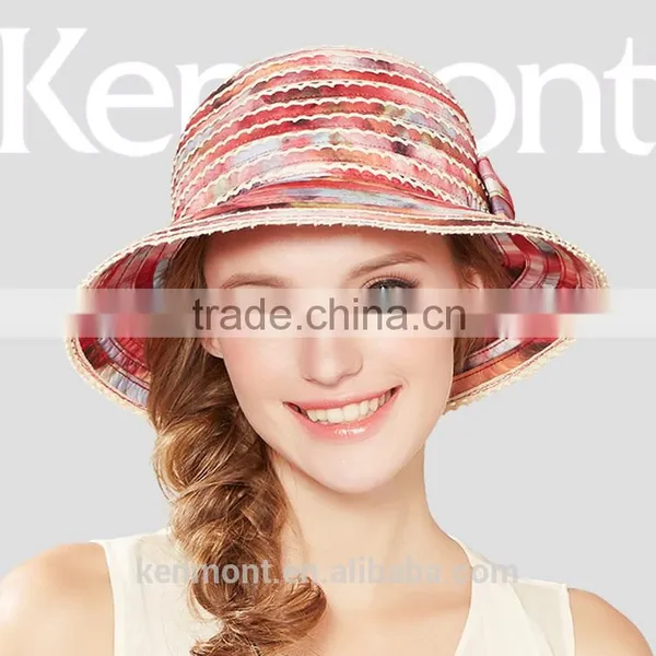 China Cheap Promotion Plain Custom Logo Band Fedora Straw Hat Wholesale