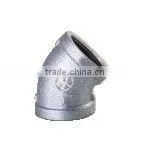 Galvanized Black 120 Elbow 45 Degree Malleable Cast Iron Pipe Fittings photo-2