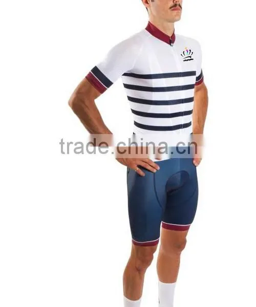 Sailor Style Stripe Cycling Jerseys Specialized Cycling Jersey Custom Cycling Wear photo-3
