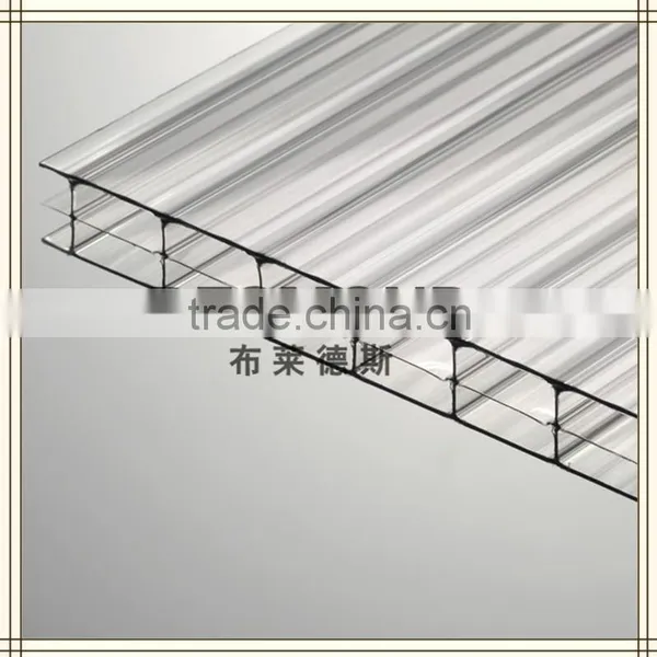 4 To16mm UV Protected High Light Transmission Twin-wall Polycarbonate Sheet photo-4