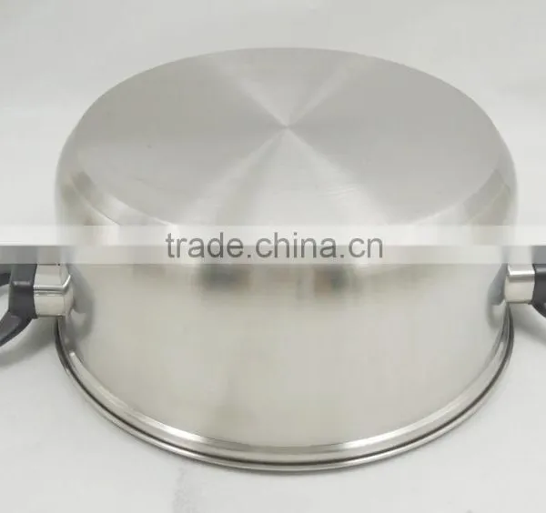 5L Capacity Stainless Steel Pot Bakelite Handle Cooking Pot photo-4