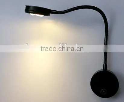 Bedroom Wall Lights Flexible Led Bedside Wall Lamp Black Aluminum Light Painting Lamp Bedside Lamp Hotel photo-3