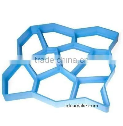 Plastic Concrete DIY Pavement Mould New Pathway Maker Mould DIY Pathway Stone Mold photo-5