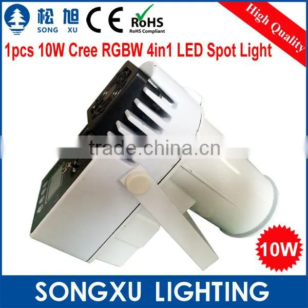 Auto Rgbw Color Mixing Effect Led Dmx Beam Led Pinspot 10w Party Lighting photo-3