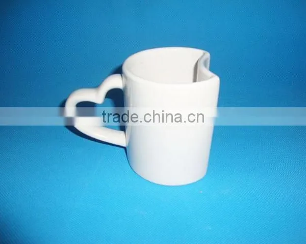 2015 New Special Shaped White Ceramic Mug photo-5