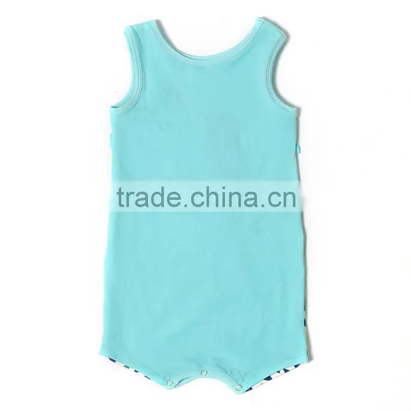 Newest Acqua Triangle Baby Bodysuit Wholesale Infant Clothing Baby Romper photo-2