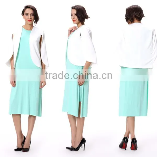 High Quality White Fancy Fashion Blazers Coat for Girls photo-5